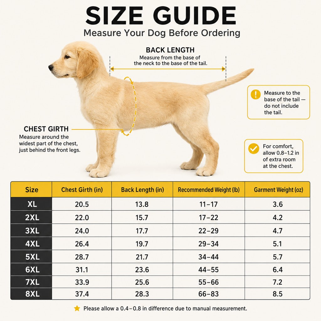 Full-Body Waterproof Dog Rain Suit for Muddy Walks