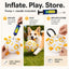 Interactive Dog Soccer Ball with Grab Tabs - Inflatable