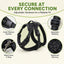 Dual Rear Leg Dog Brace with Harness for Weak Hind Legs