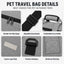 Pet Travel Bag Organizer - Collapsible Bowls, Sleeve