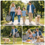Pet Travel Bag Organizer - Collapsible Bowls, Sleeve