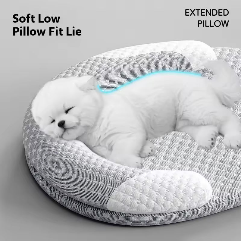 Easepuppy Dog Cooling Mat - Cooling Fibre, Neck Pillow