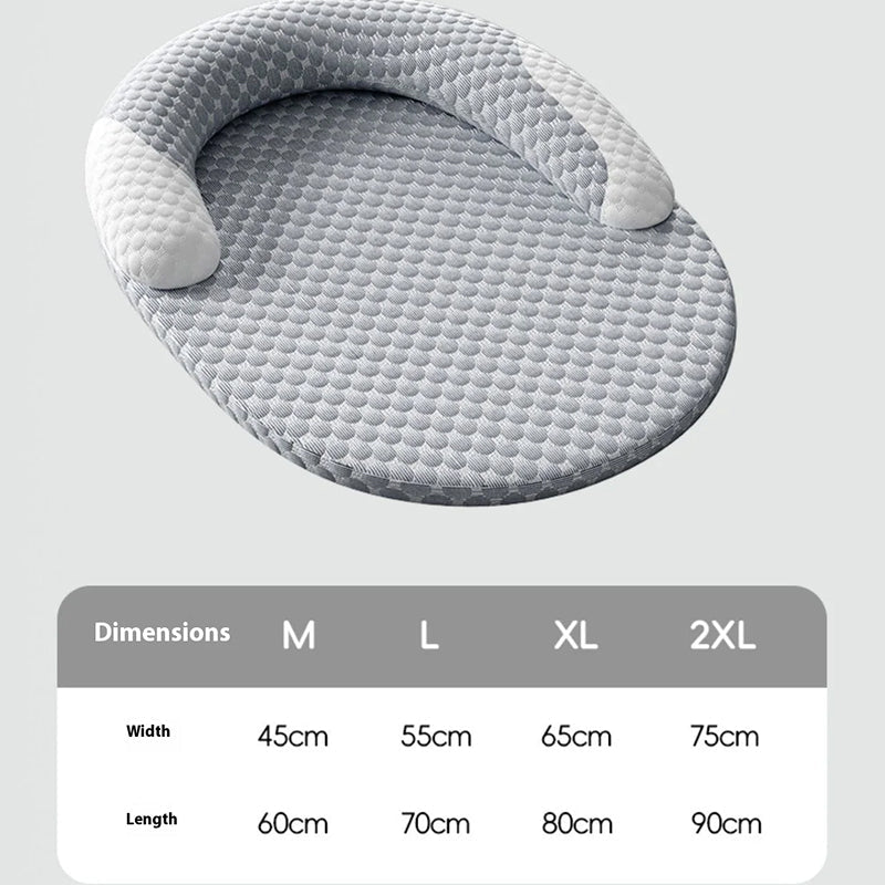 Easepuppy Dog Cooling Mat - Cooling Fibre, Neck Pillow