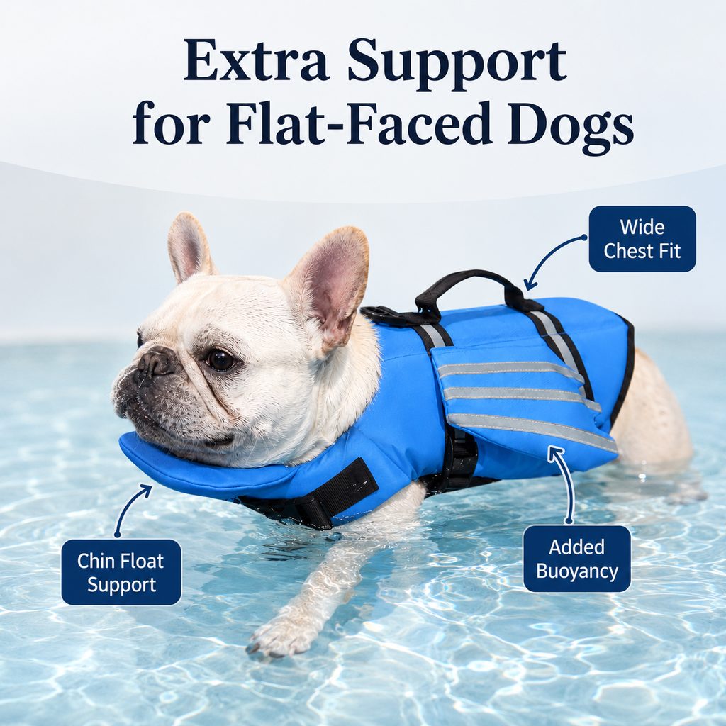 FloatGuard Dog Life Jacket with Chin Float
