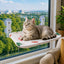Foldable Cat Window Hammock with Suction Cup Mount