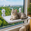 Foldable Cat Window Hammock with Suction Cup Mount