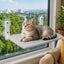 Foldable Cat Window Hammock with Suction Cup Mount