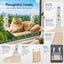 Foldable Cat Window Hammock with Suction Cup Mount