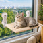 Foldable Cat Window Hammock with Suction Cup Mount