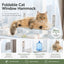 Foldable Cat Window Hammock with Suction Cup Mount