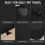 Front Seat Pet Car Seat Cover with Seat Belt Tether