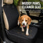 Front Seat Pet Car Seat Cover with Seat Belt Tether