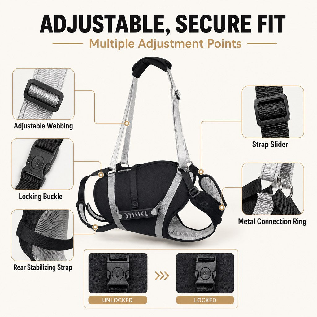 Full-Body Lift Harness for Large Senior Dogs