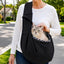 Hands-Free Pet Sling Carrier with Wide Shoulder Strap