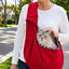 Hands-Free Pet Sling Carrier with Wide Shoulder Strap