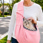 Hands-Free Pet Sling Carrier with Wide Shoulder Strap