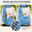 Hands-Free Pet Sling Carrier with Wide Shoulder Strap