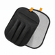 Pet grooming gloves on a white background