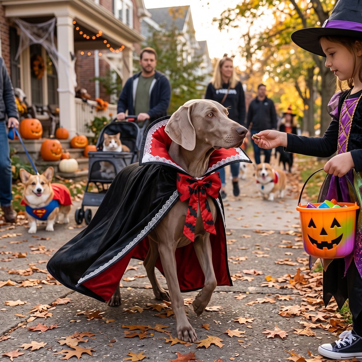 Vampire Dog Cape - Crimson Red