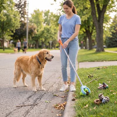 Foldable Dog Poop Catcher