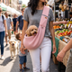 Crossbody Pet Sling Carrier - Pink