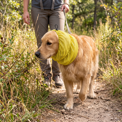 Dog Cooling Snood – Bright Yellow