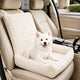 High Back Corduroy Pet Car Seat Bed