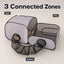 Indoor Cat Playpen with Tunnel & Resting Tent