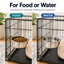 Inside-Crate Stainless Steel Hanging Pet Bowl