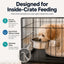 Inside-Crate Stainless Steel Hanging Pet Bowl