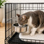 Inside-Crate Stainless Steel Hanging Pet Bowl