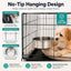 Inside-Crate Stainless Steel Hanging Pet Bowl
