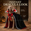 Vampire Dog Cape Halloween Costume with Stand-Up Collar