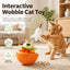 Interactive Wobble Cat Toy with Treat Dispenser