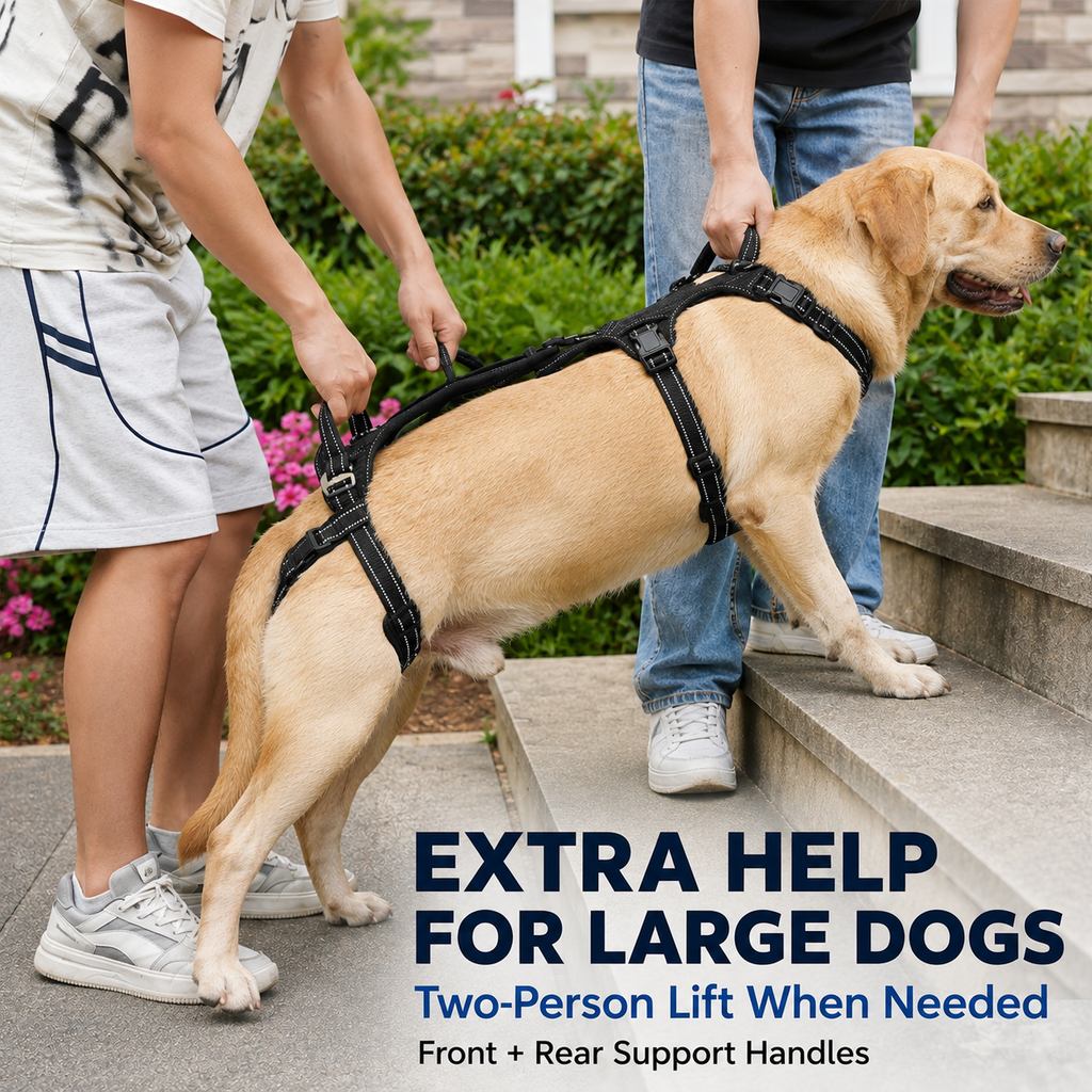 Full Body Dog Lift Harness for Stairs and Car