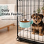 Crate-Mounted Stainless Steel Pet Bowl for Kennels