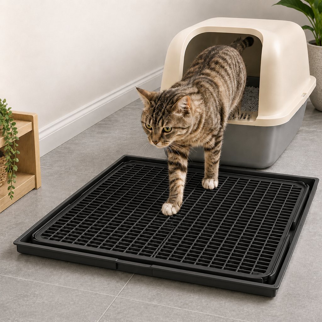 Modular Double-Layer Cat Litter Mat for Litter Boxes