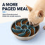 Cut-to-Fit Slow Feeder Insert & Steel Bowl Set