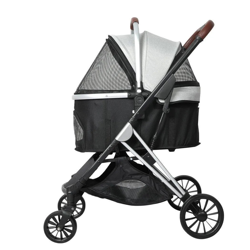 Deluxe 3-in-1 Pet Stroller with Aluminium Frame