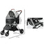 Deluxe 3-in-1 Pet Stroller with Aluminium Frame