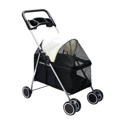 Foldable Pet Stroller for Dogs and Cats up to 15kg