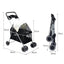 Foldable Pet Stroller for Dogs and Cats up to 15kg