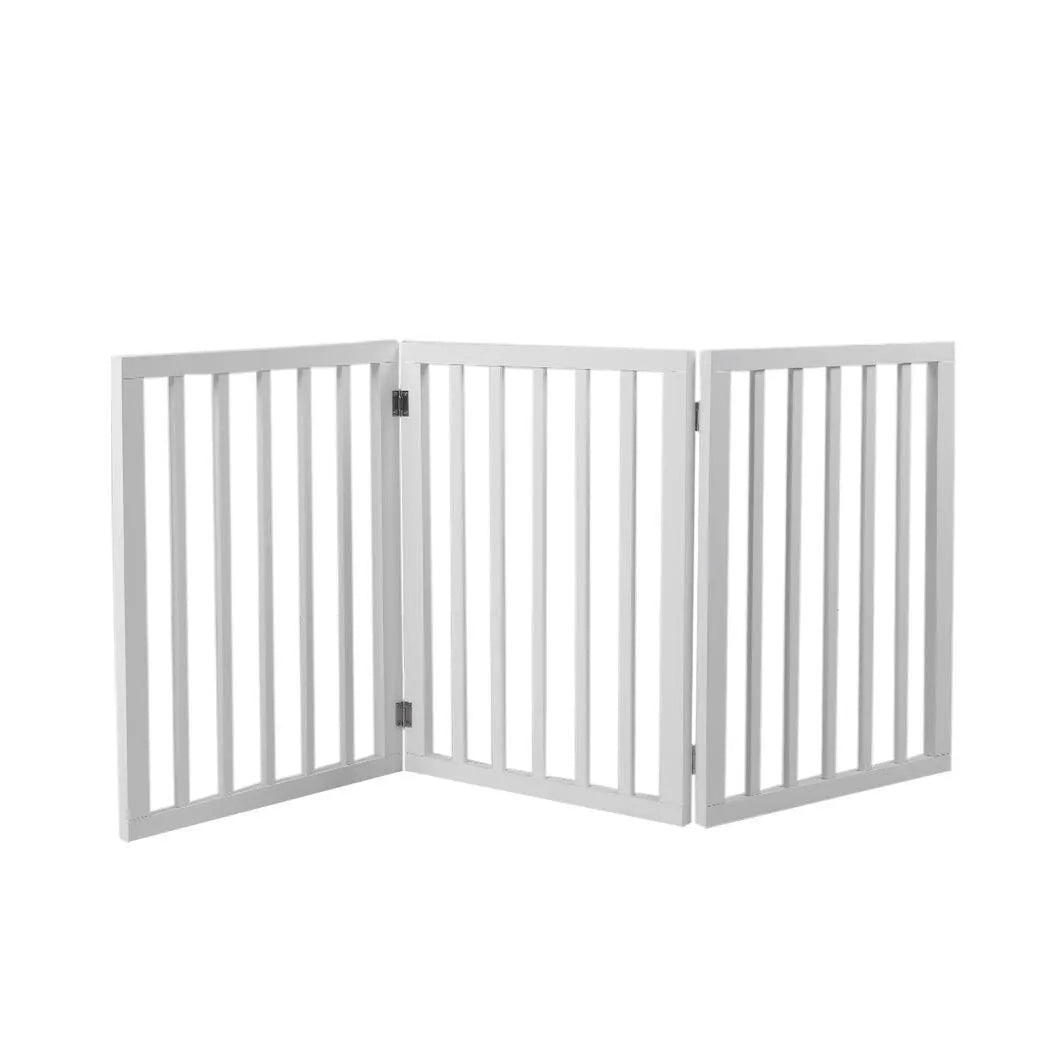 Freestanding Wooden Puppy Gate