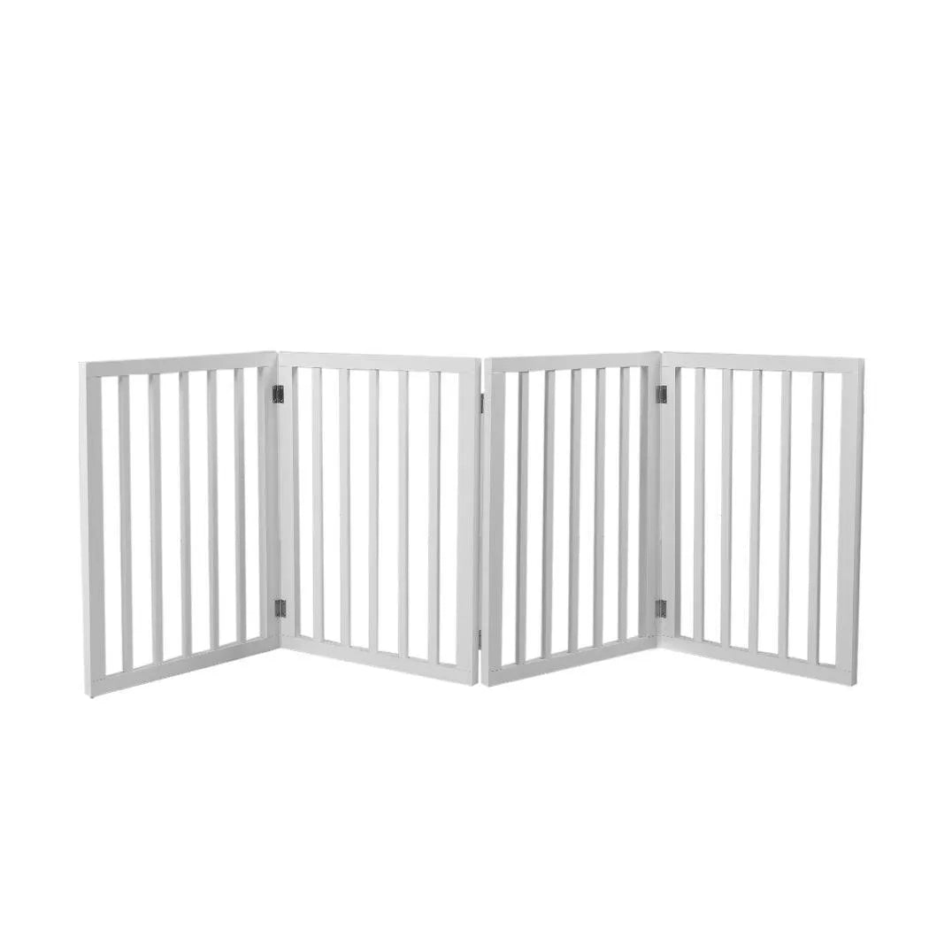 Freestanding Wooden Puppy Gate
