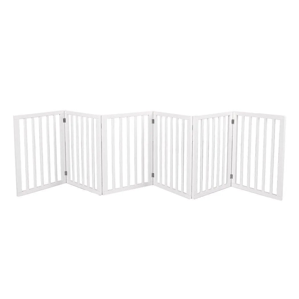 Freestanding Wooden Puppy Gate