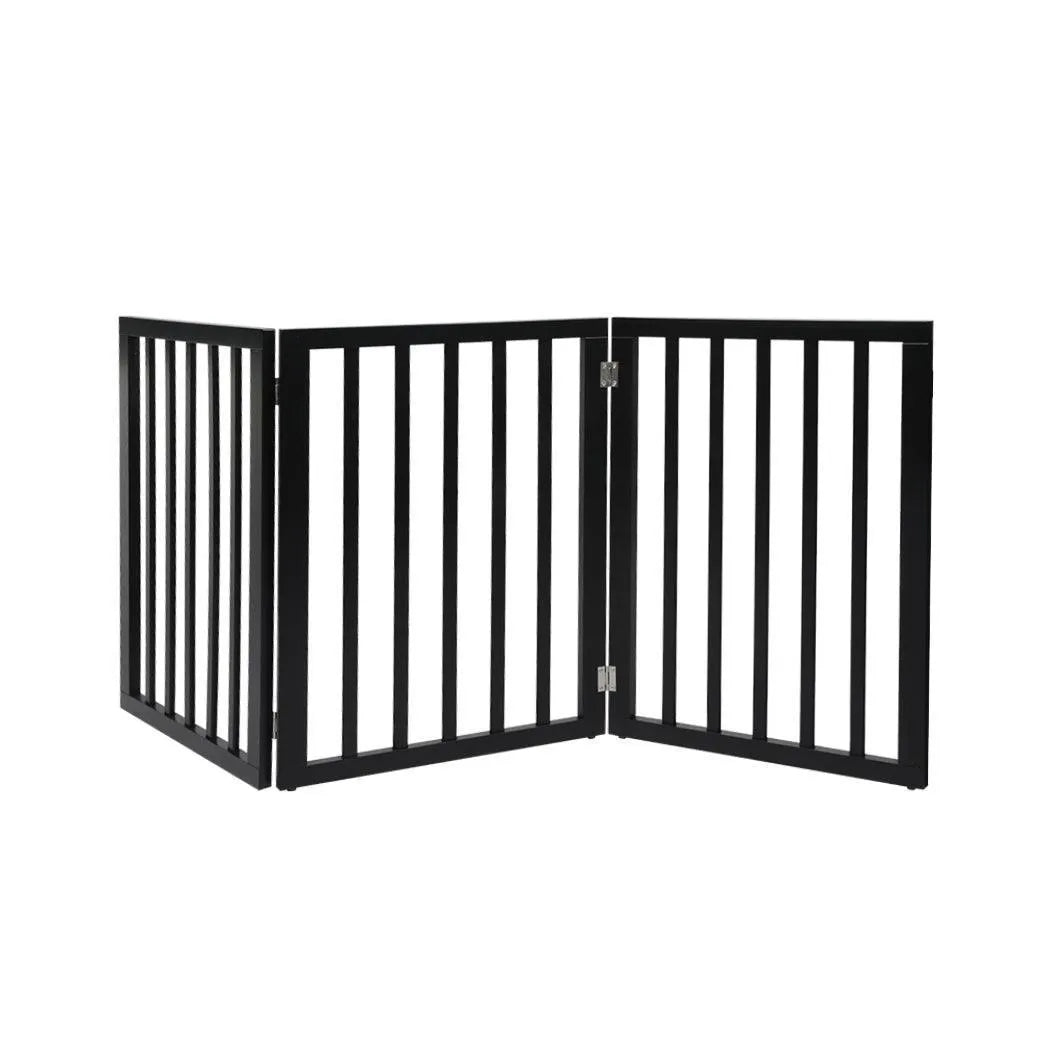 Freestanding Wooden Puppy Gate