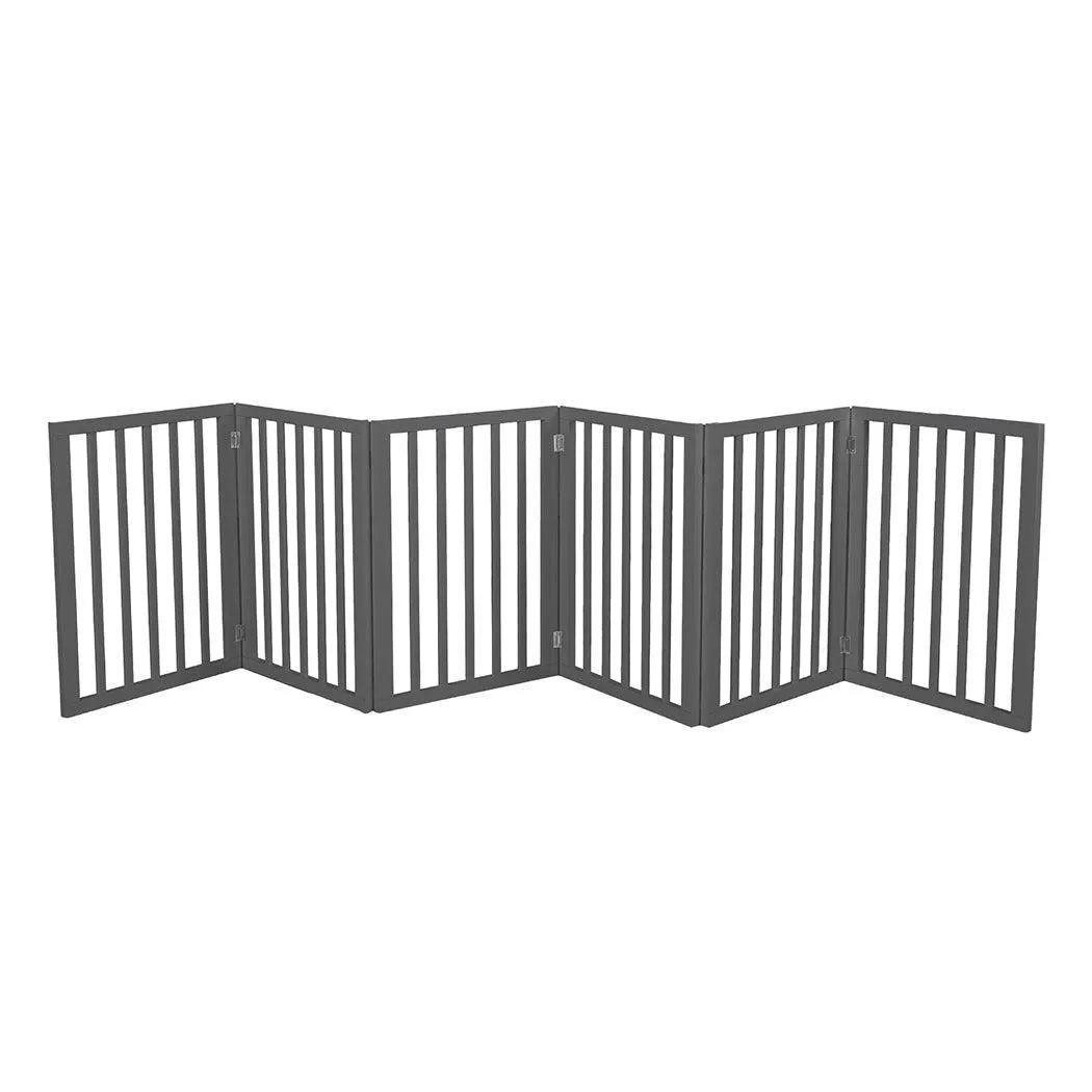Freestanding Wooden Puppy Gate