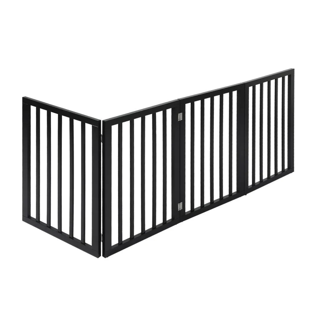 Freestanding Wooden Puppy Gate