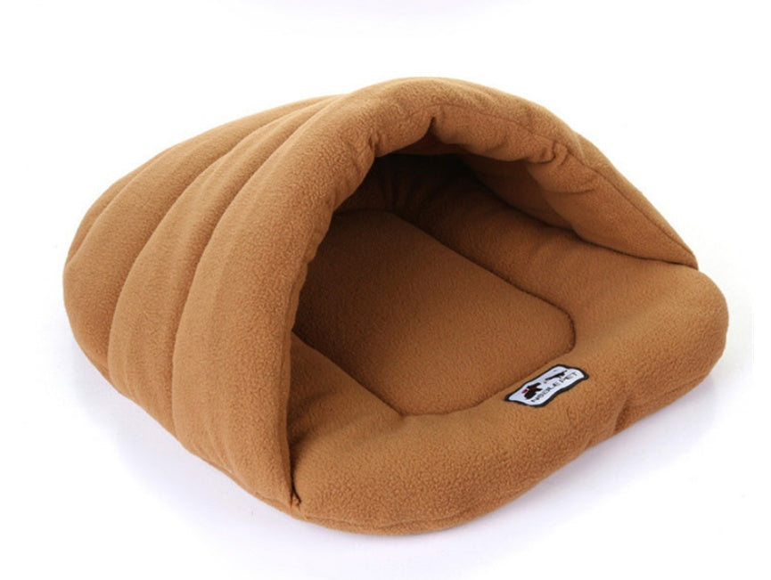 Fleece Cave Sleeping Bag Pet Bed for Burrowers