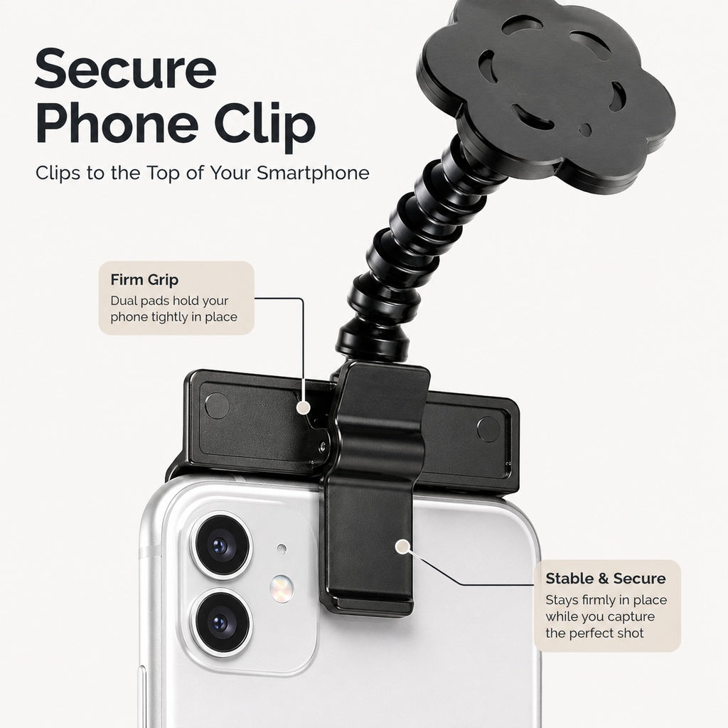 Pet Selfie Clip, Treat Holder Phone Attachment